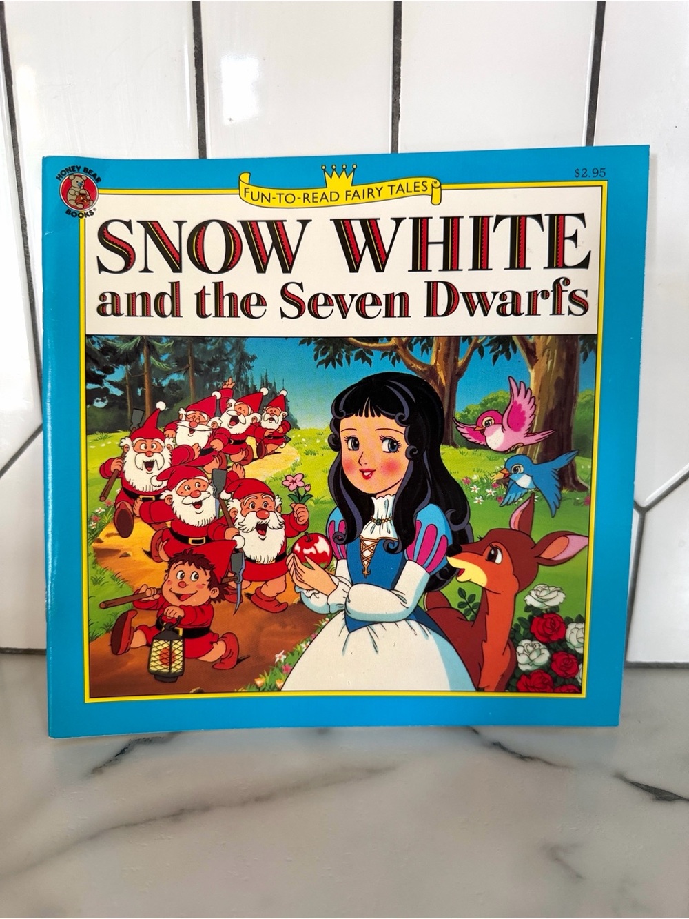 Vtg 1995 Honey Bear Books Fun-To-Read Fairy Tales “Snow White & the 7 Dwarfs”